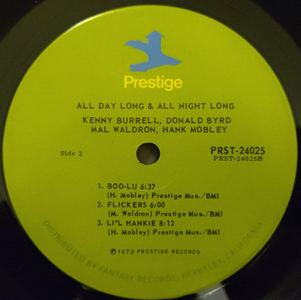 Kenny Burrell ~ All Day Long & All Night Long (Vinyl) - Djungel & Jazz