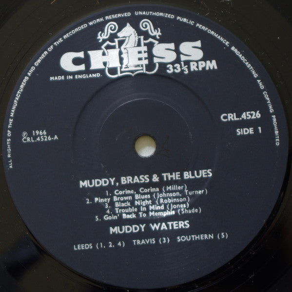 Muddy Waters ~ Muddy, Brass & The Blues (Vinyl) - Djungel & Jazz