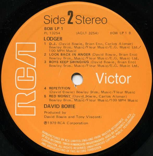 David Bowie ~ Lodger (Vinyl) - Djungel & Jazz