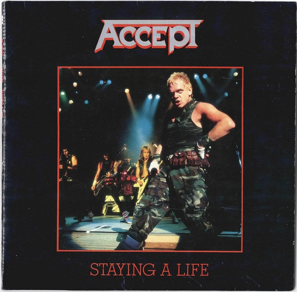 Accept : Staying A Life (2xLP, Album, Gat)