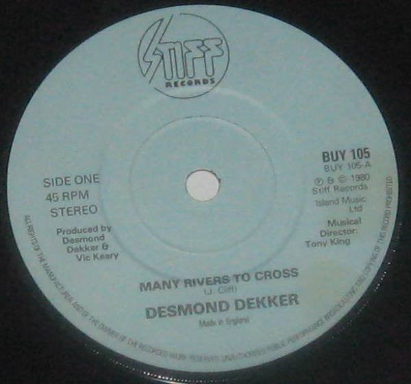 Desmond Dekker : Many Rivers To Cross / Pickney Gal (7")