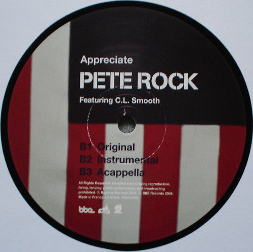 Pete Rock Featuring C.L. Smooth and Denosh : It's A Love Thing (12", EP)