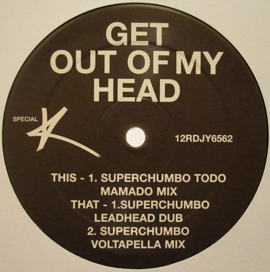 Special K  ~ Get Out Of My Head (Vinyl) - Djungel & Jazz