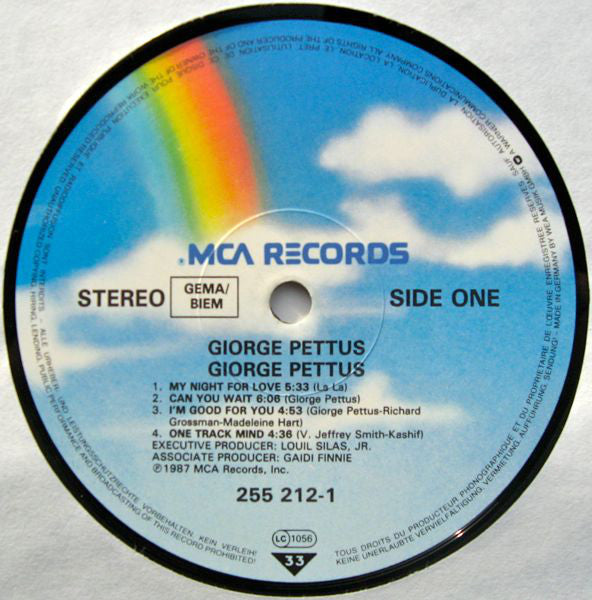 Giorge Pettus ~ Giorge Pettus (Vinyl) - Djungel & Jazz