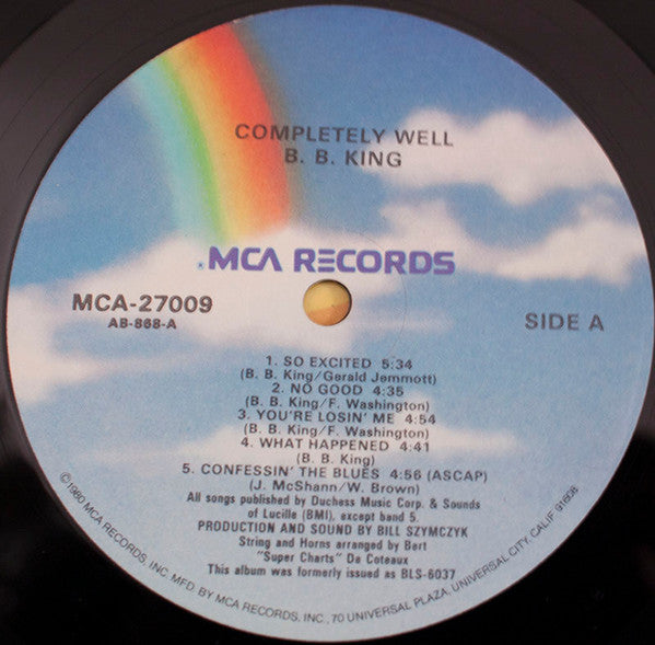 B.B. King : Completely Well (LP, RE)