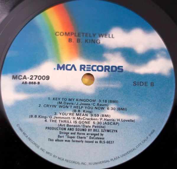 B.B. King : Completely Well (LP, RE)