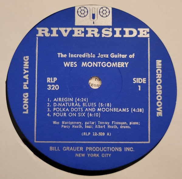 Wes Montgomery ~ The Incredible Jazz Guitar Of Wes Montgomery (Vinyl) - Djungel & Jazz