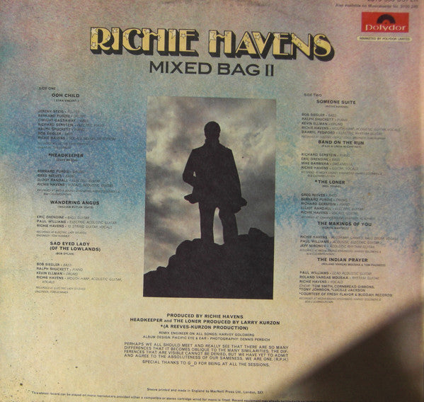 Richie Havens ~ Mixed Bag II (Vinyl) - Djungel & Jazz