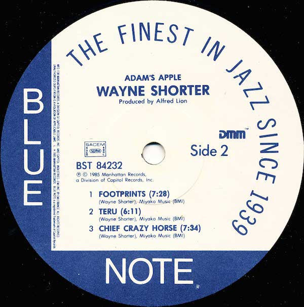 Wayne Shorter : Adam's Apple (LP, Album, RE, RM, DMM)