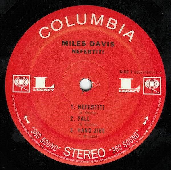 Miles Davis : Nefertiti (LP, Album, RE, 180)