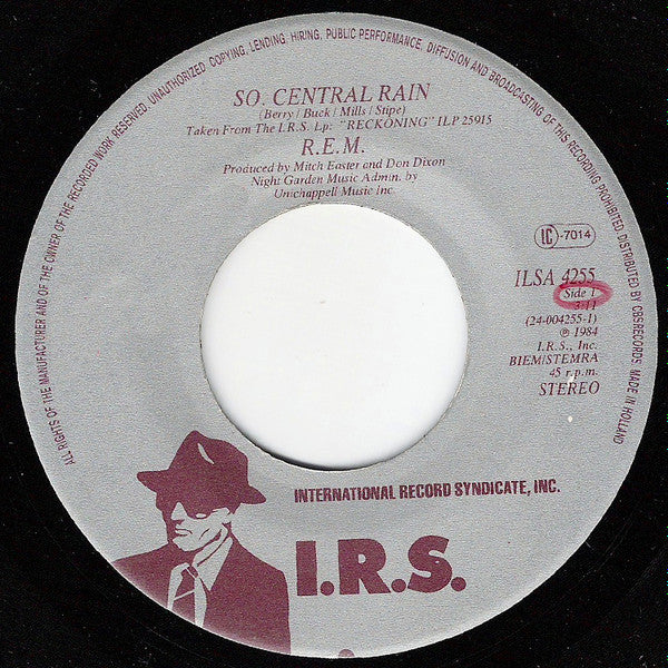 R.E.M. ~ S. Central Rain (I'm Sorry) (Vinyl) - Djungel & Jazz