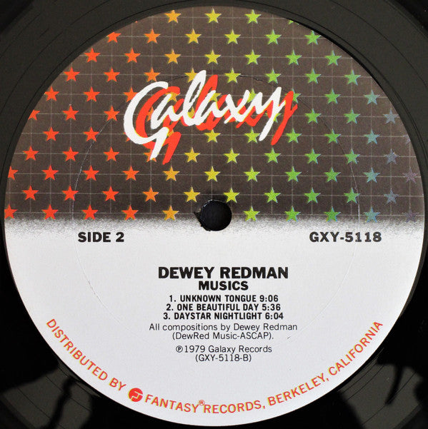 Dewey Redman : Musics (LP, Album)