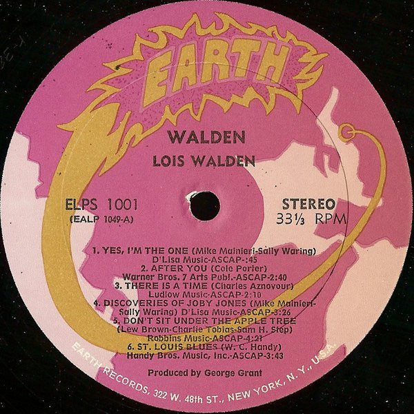 Walden ~ Walden (Vinyl) - Djungel & Jazz