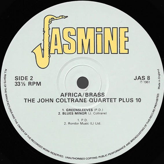 The John Coltrane Quartet ~ Africa/Brass (Vinyl) - Djungel & Jazz