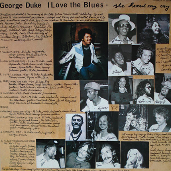 George Duke ~ I Love The Blues, She Heard My Cry (Vinyl) - Djungel & Jazz