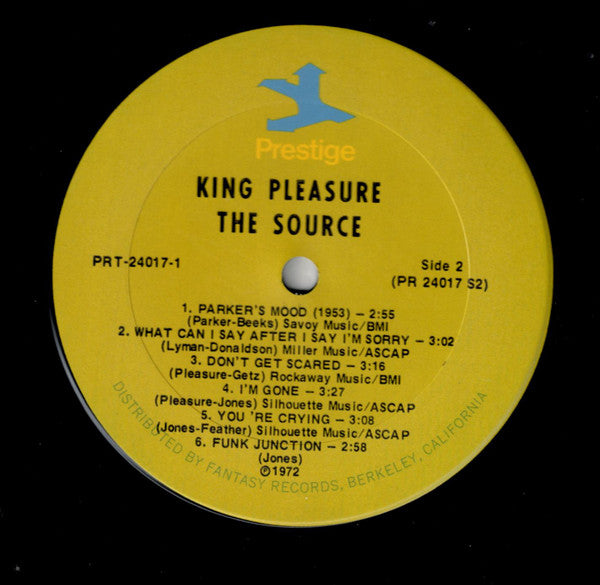 King Pleasure ~ The Source (Vinyl) - Djungel & Jazz