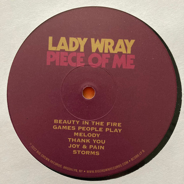 Lady Wray ~ Piece Of Me (Vinyl) - Djungel & Jazz