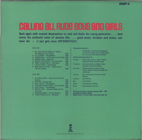 Various : More Intensified! Original Ska 1963-67 Vol. 2 (LP, Comp, Mono)
