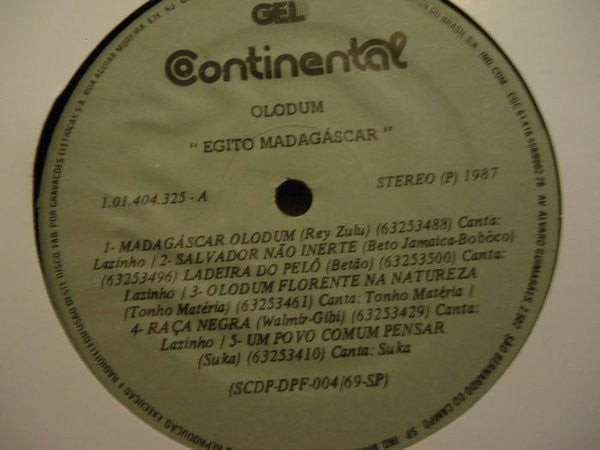 Olodum : Egito Madagáscar (LP)