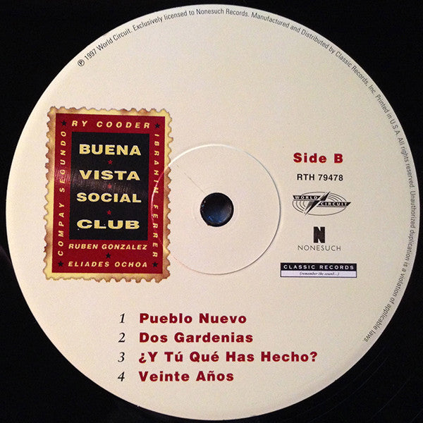 Buena Vista Social Club ~ Buena Vista Social Club (Vinyl) - Djungel & Jazz