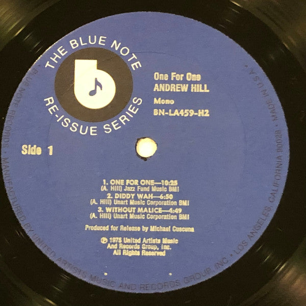 Andrew Hill ~ One For One (Vinyl) - Djungel & Jazz
