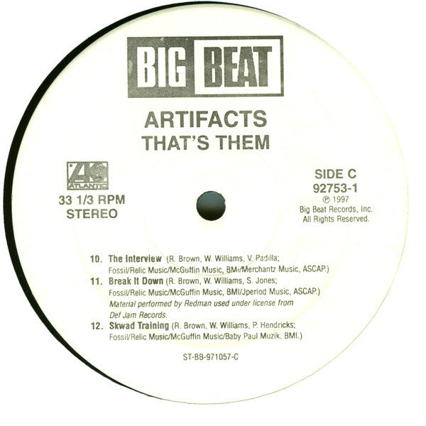 Artifacts ~ That's Them (Vinyl) - Djungel & Jazz