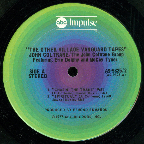 John Coltrane ~ The Other Village Vanguard Tapes (Vinyl) - Djungel & Jazz