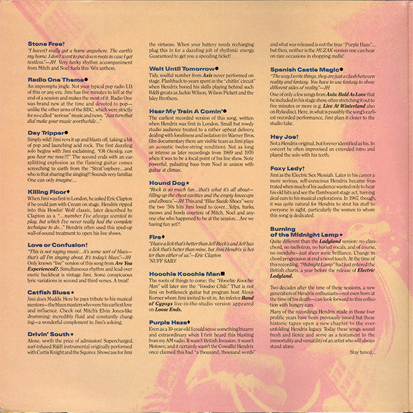 The Jimi Hendrix Experience ~ Radio One (Vinyl) - Djungel & Jazz