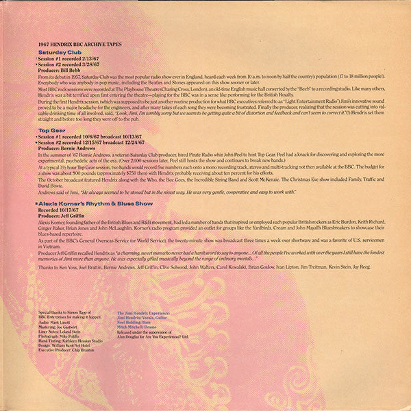 The Jimi Hendrix Experience ~ Radio One (Vinyl) - Djungel & Jazz