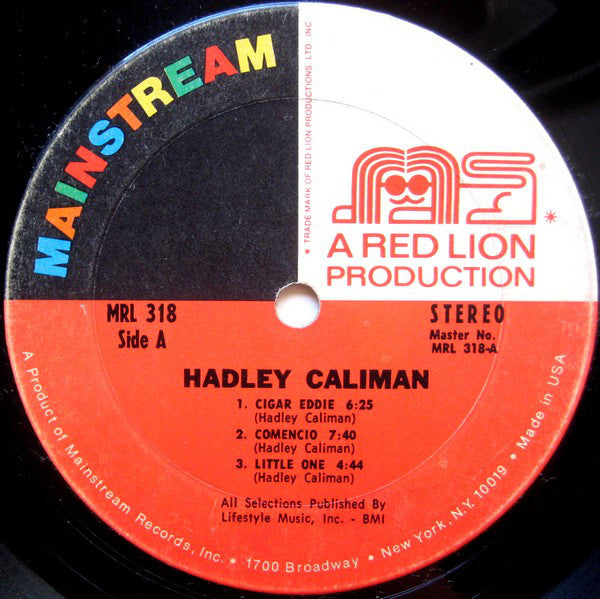 Hadley Caliman : Hadley Caliman (LP, Album)