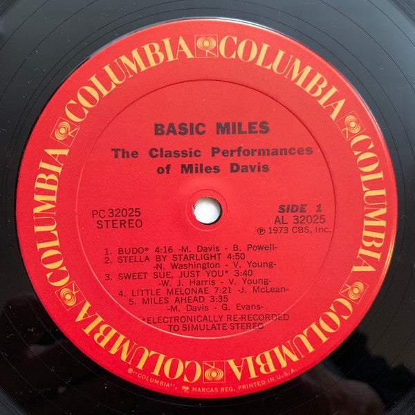 Miles Davis ~ Basic Miles - The Classic Performances Of Miles Davis (Vinyl) - Djungel & Jazz