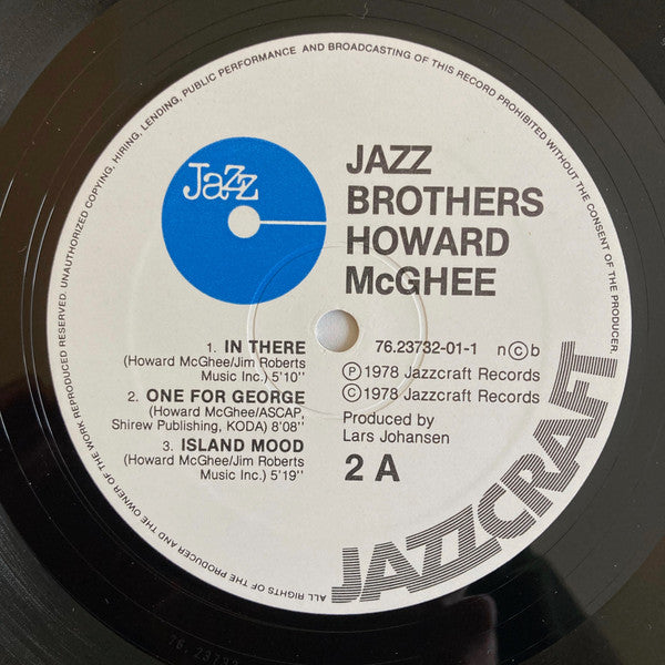 Howard McGhee ~ Jazzbrothers (Vinyl) - Djungel & Jazz