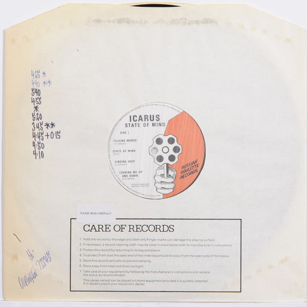 Icarus (7) : State Of Mind (LP, Album)