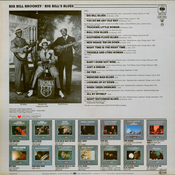 Big Bill Broonzy ~ Big Bill's Blues (Vinyl) - Djungel & Jazz