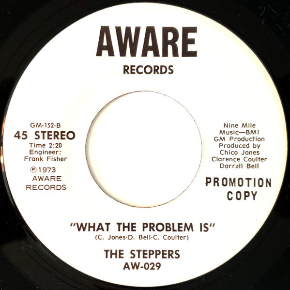 The Steppers  ~ Come On And Get It / What The Problem Is (Vinyl) - Djungel & Jazz