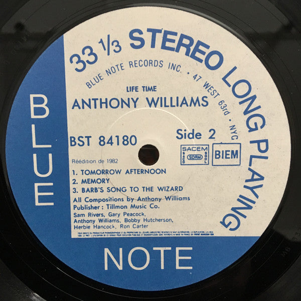 Anthony Williams ~ Life Time (Vinyl) - Djungel & Jazz