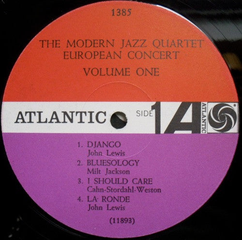 The Modern Jazz Quartet ~ European Concert : Volume One (Vinyl) - Djungel & Jazz