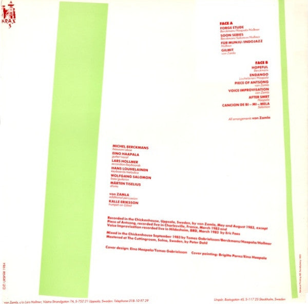 Von Zamla ~ No Make Up! (Vinyl) - Djungel & Jazz