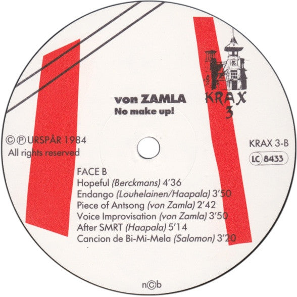 Von Zamla ~ No Make Up! (Vinyl) - Djungel & Jazz