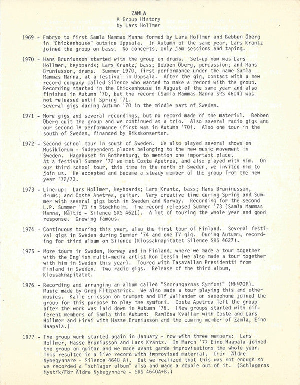 Von Zamla ~ No Make Up! (Vinyl) - Djungel & Jazz