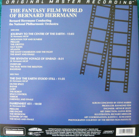 Bernard Herrmann ~ The Fantasy Film World Of Bernard Herrmann (Vinyl) - Djungel & Jazz