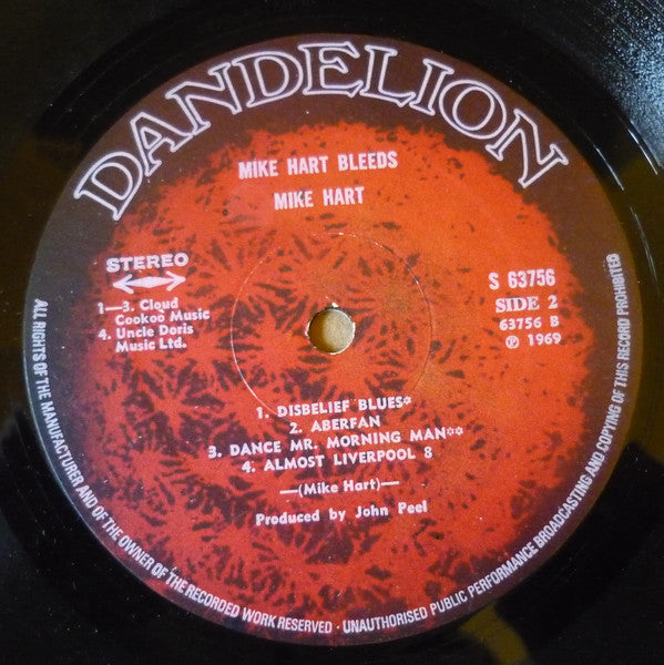 Mike Hart ~ Mike Hart Bleeds (Vinyl) - Djungel & Jazz