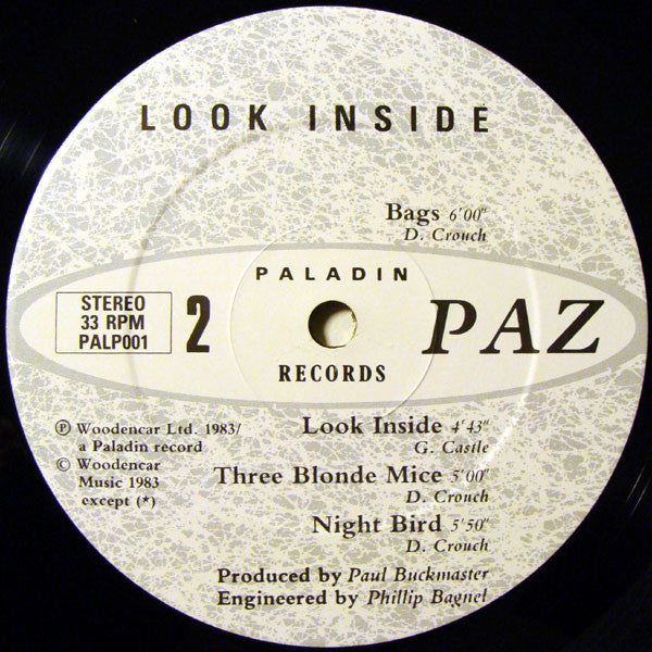 Paz : Look Inside (LP, Album)