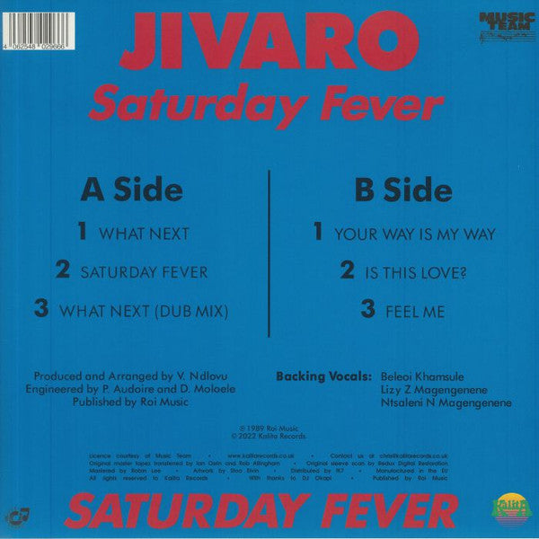 Jivaro  ~ Saturday Fever (Vinyl) - Djungel & Jazz