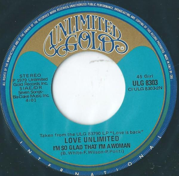 Love Unlimited ~ High Steppin', Hip Dressin' Fella (Vinyl) - Djungel & Jazz