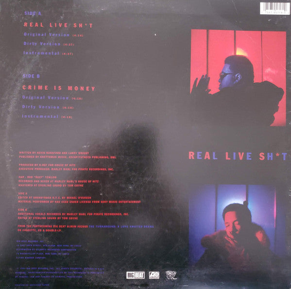 Real Live ~ Real Live Sht / Crime Is Money (Vinyl) - Djungel & Jazz