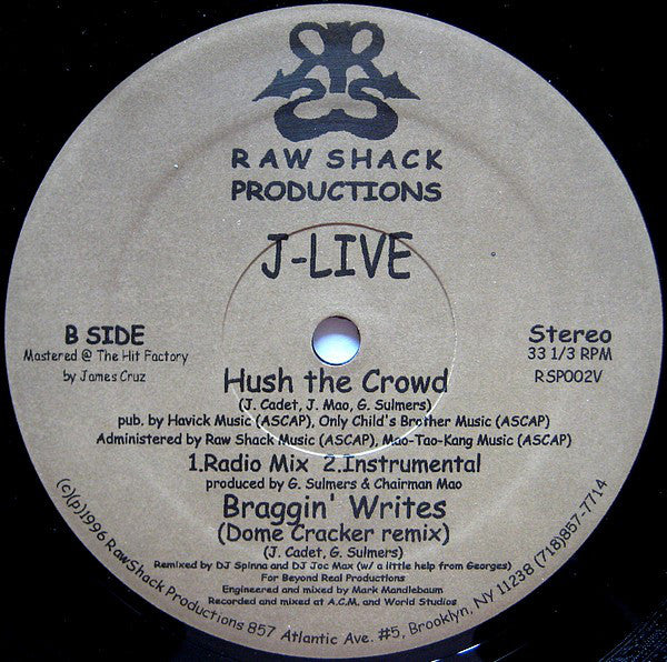 J-Live ~ Can I Get It? (Vinyl) - Djungel & Jazz