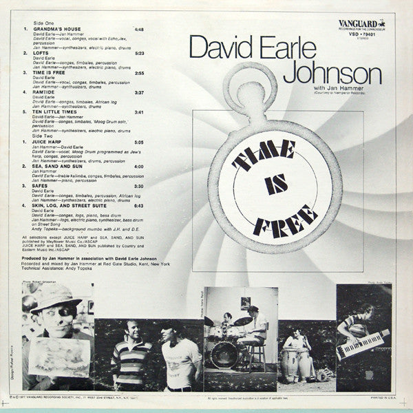 David Earle Johnson ~ Time Is Free (Vinyl) - Djungel & Jazz