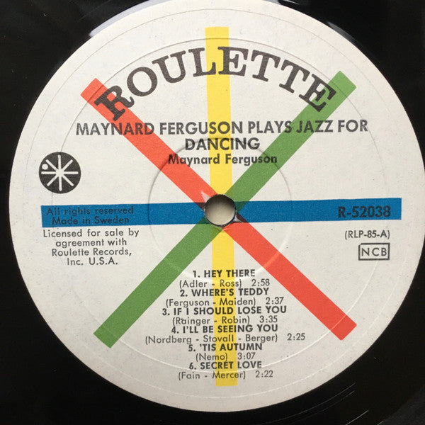 Maynard Ferguson ~ Maynard Ferguson Plays Jazz For Dancing (Vinyl) - Djungel & Jazz