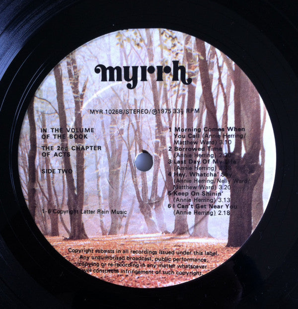 2nd Chapter Of Acts ~ In The Volume Of The Book (Vinyl) - Djungel & Jazz